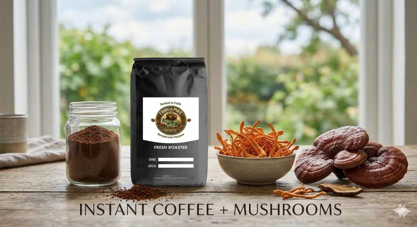 Instant Coffee with Mushroom